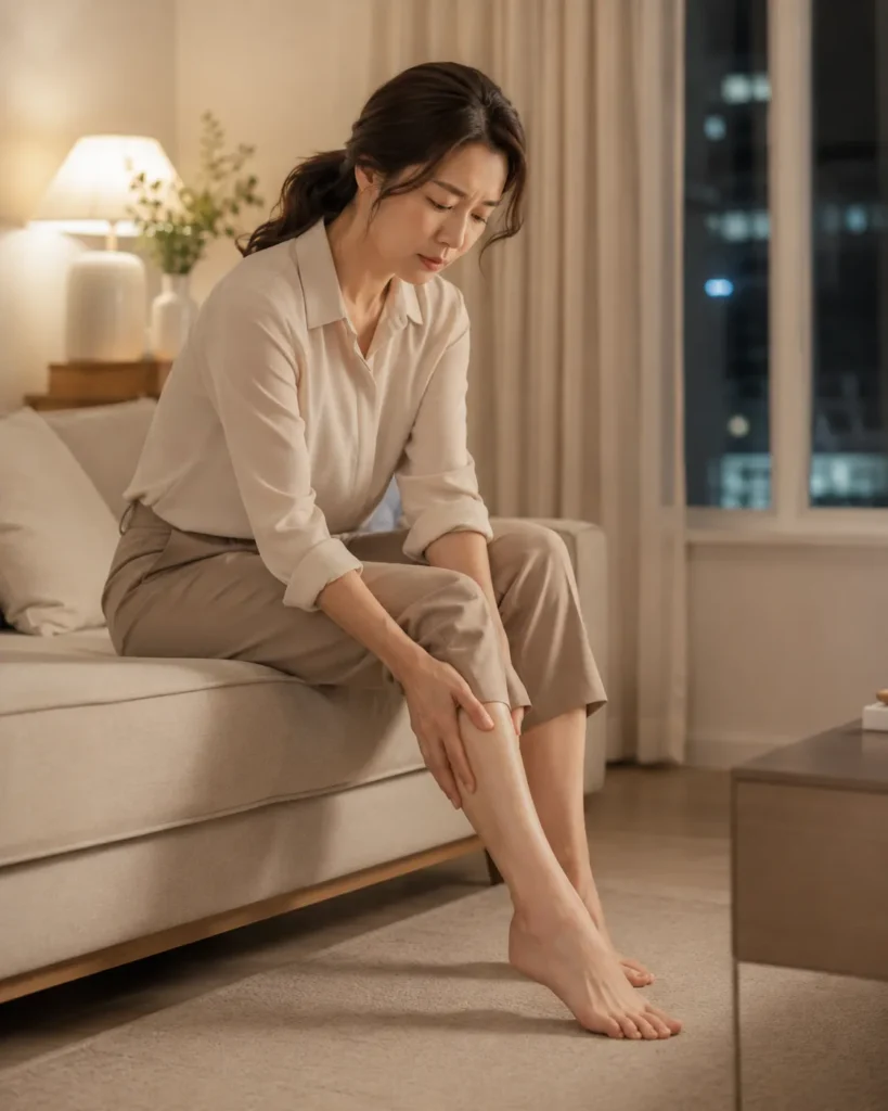 저녁에 심해지는 종아리 통증과 하지정맥류 초기증상