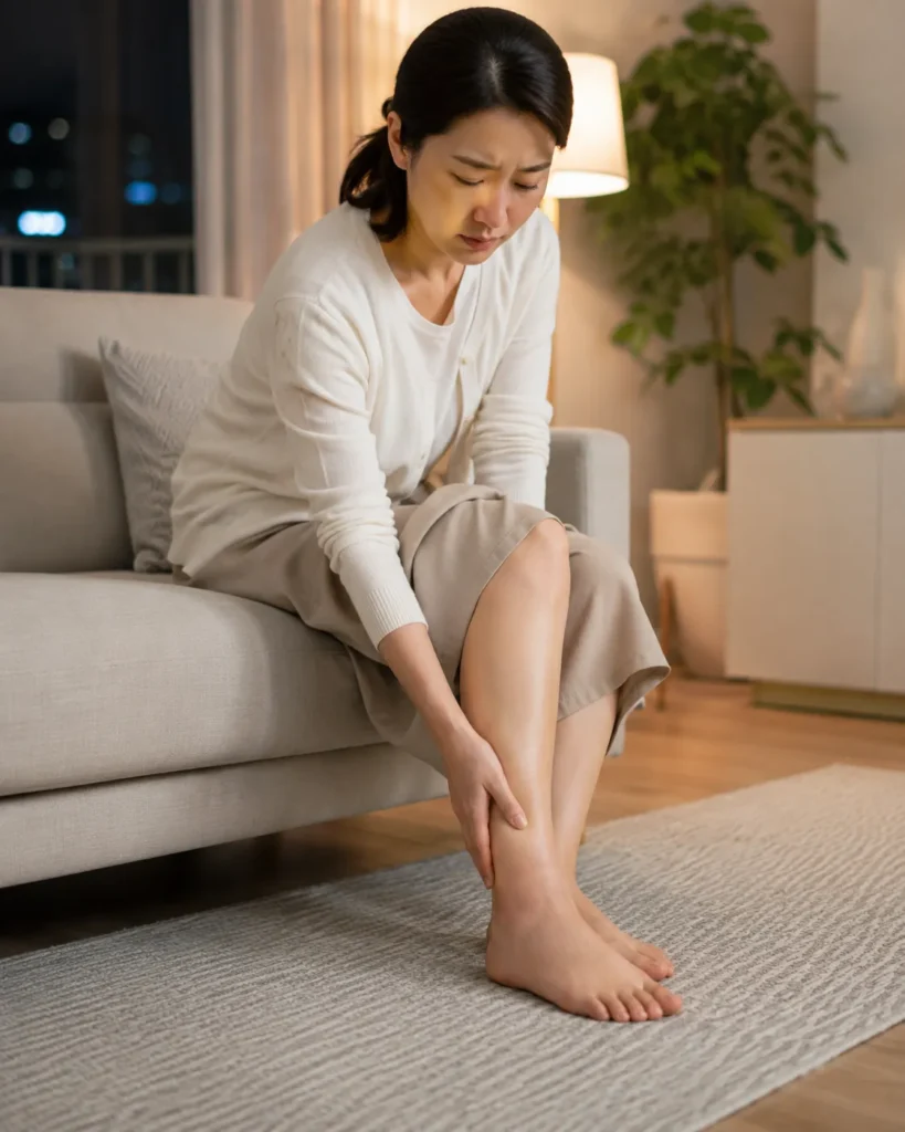 다리 붓기 원인과 저녁 발목 부종 증상